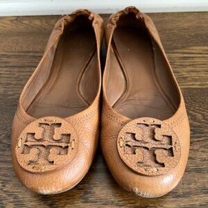 Tory Burch Reva Flats - Brown - Size 8.5